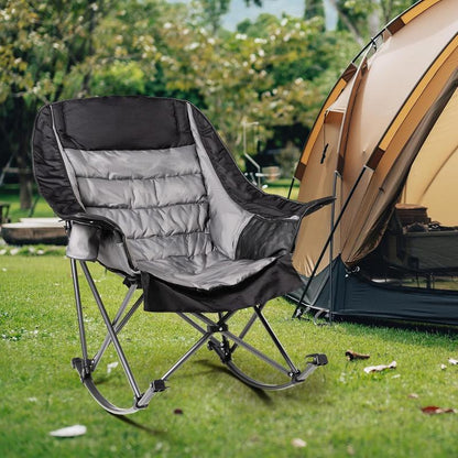 Adult Extra Large Rocking Camping Chair - Holds 400 lbs