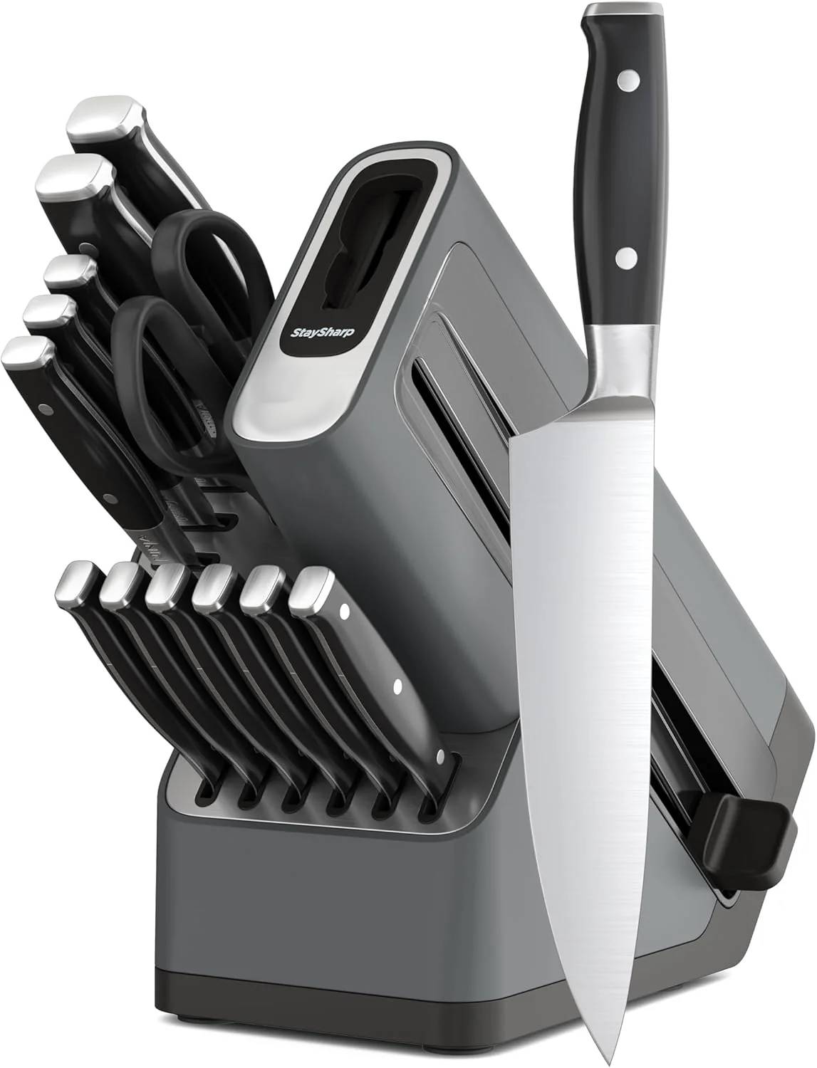 EdgeMaster 14-Piece Self-Sharpening Knife Set