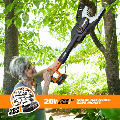 Cordless chainsaw (battery and charger included)